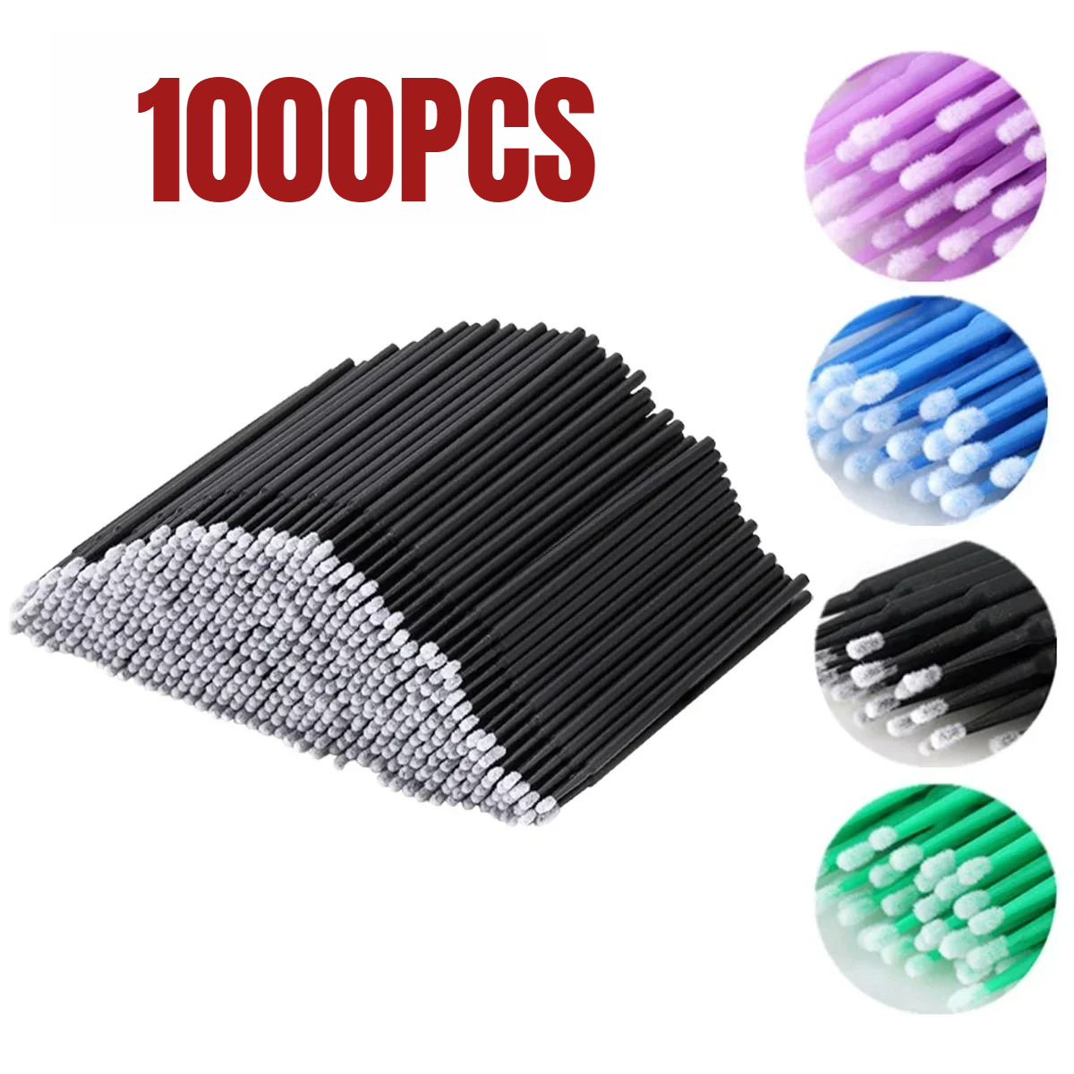 Paint Brush - 1000/500PCS Wimpern Reinigung Pinsel Hoch Bunte