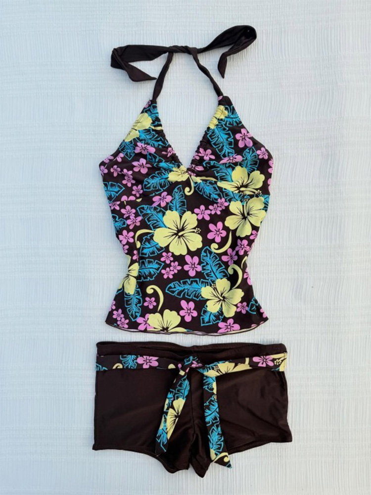 Wallpaper - Sommer Damen Hawaiian Tropical Beach Hibiscus