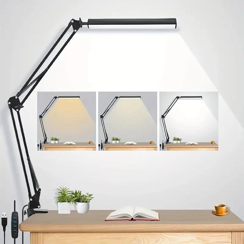 Light Switch - LED-Schreibtischlampe für Zuhause, Lesen, Lernen, verstellbare,