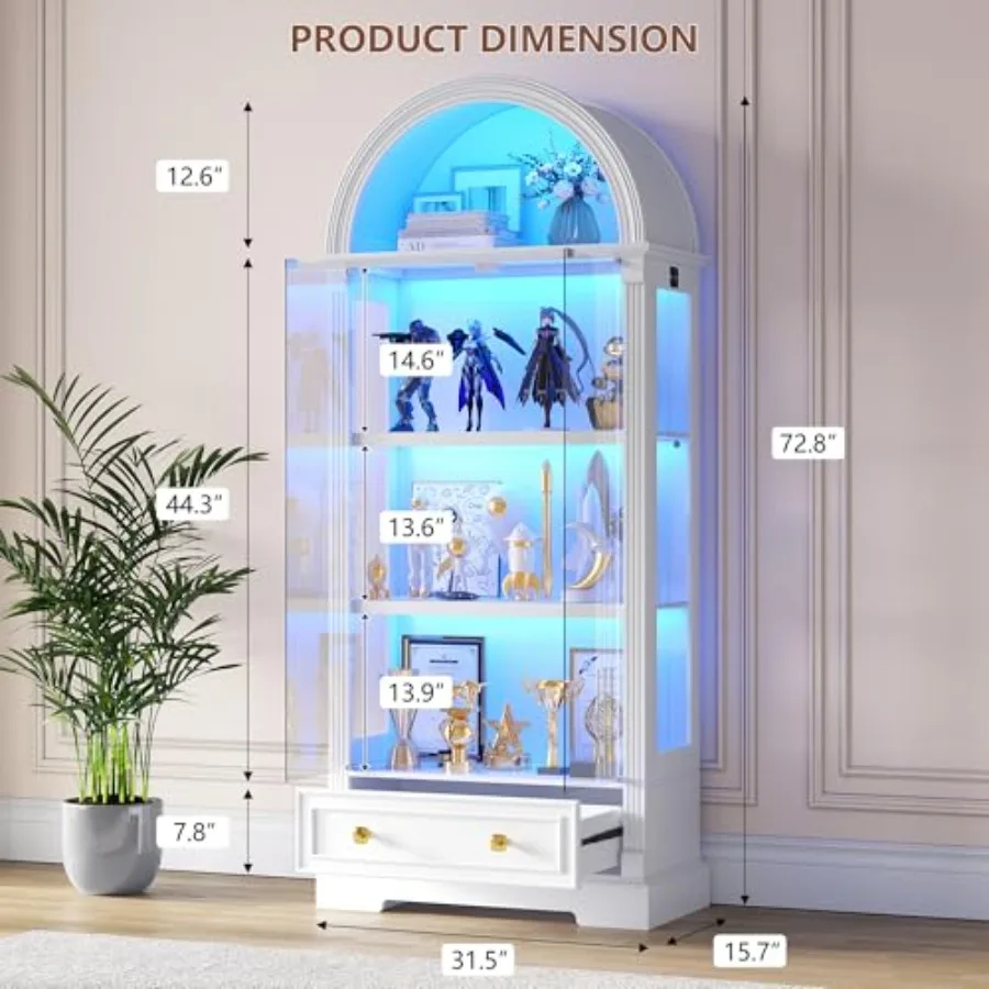 Vitrinenschrank mit Glastüren  – Cabinet Hinges Bewertung und Preis