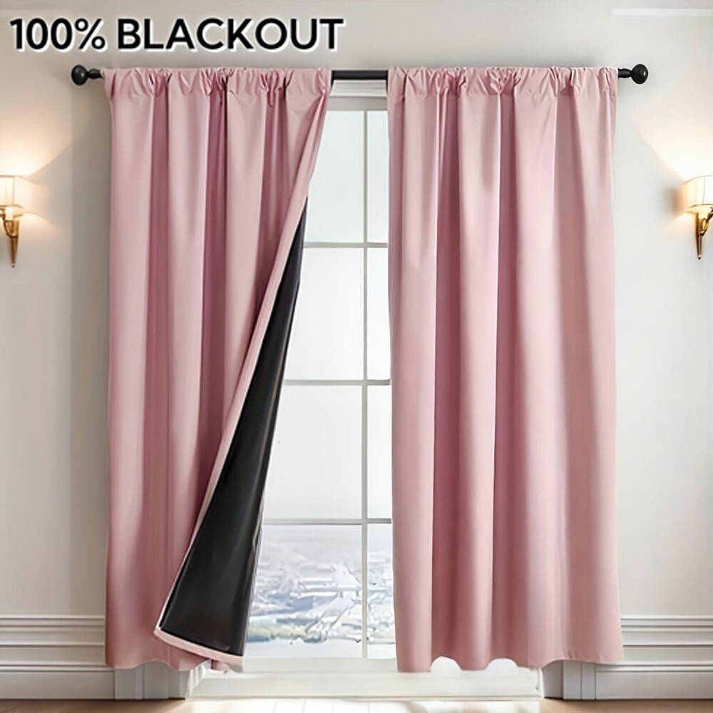1 Stück 100% Verdunkelungsvorh – Curtain Rods Bewertung und Preis