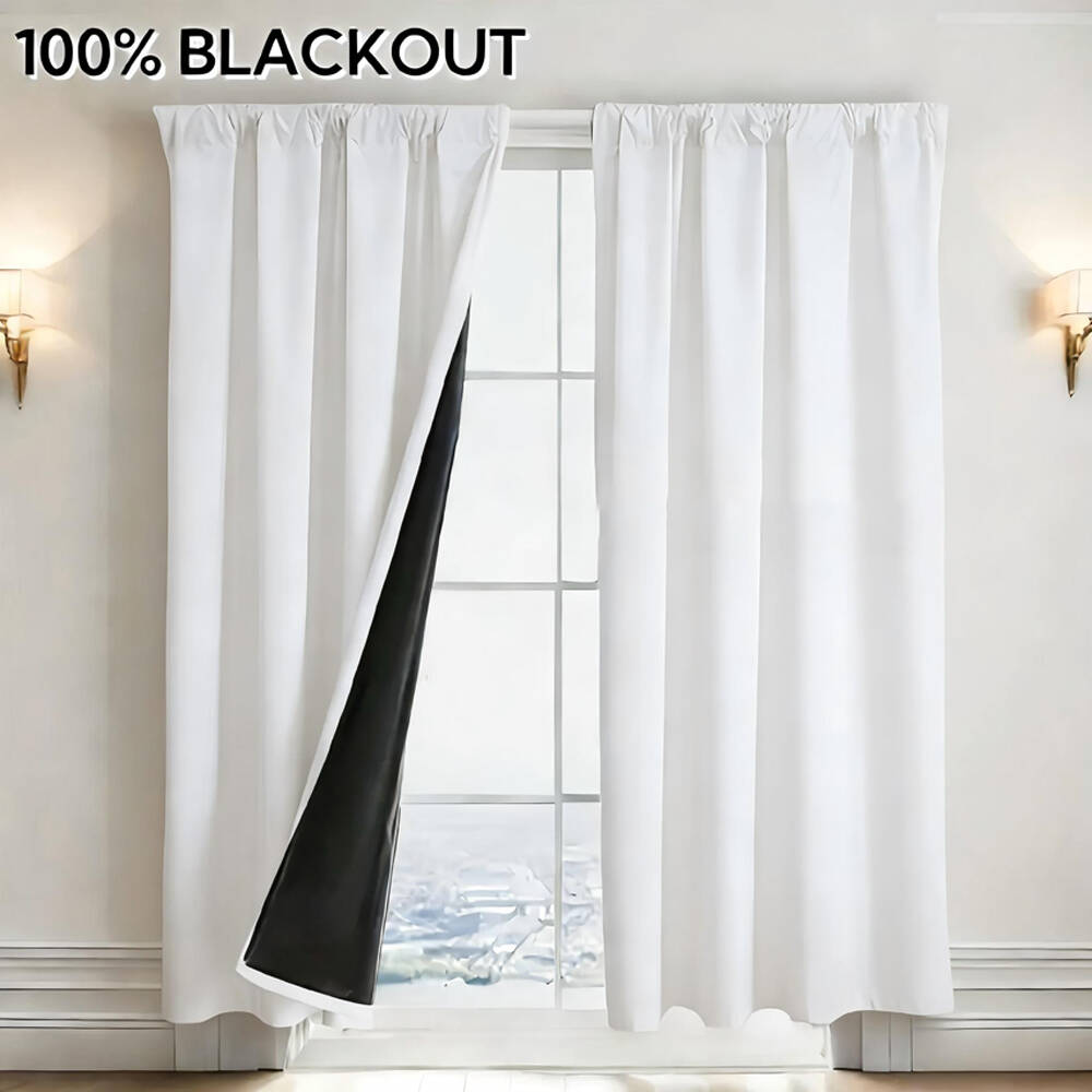 1 Stück 100% Verdunkelungsvorh – Curtain Rods Bewertung und Preis