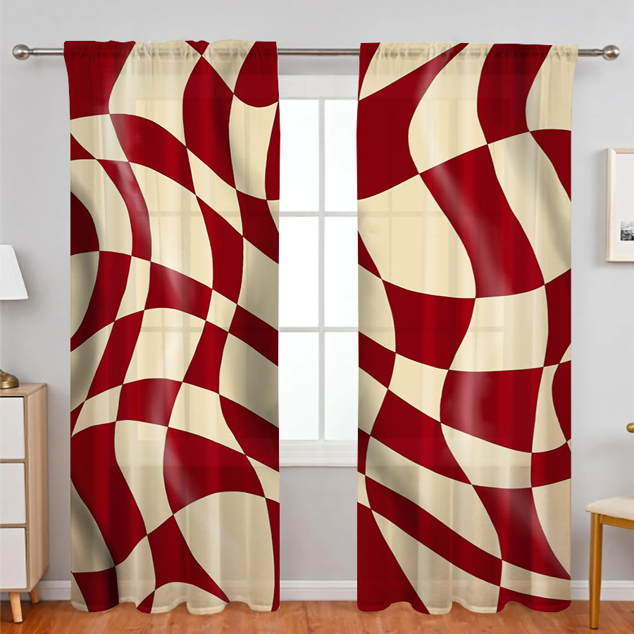 2 Stück transparente Vorhänge, – Curtain Rods Bewertung und Preis