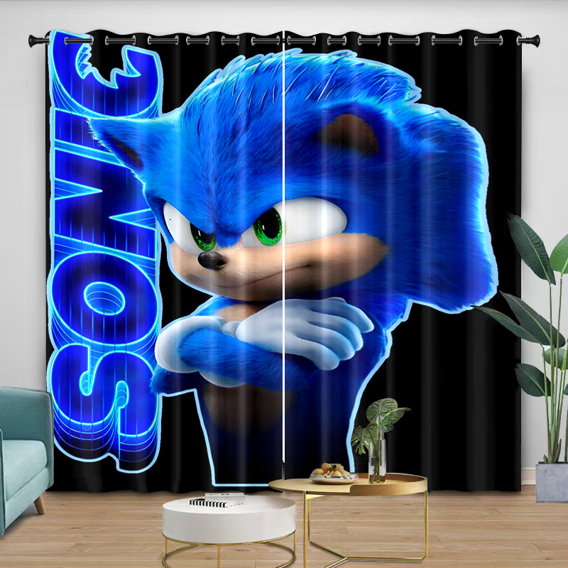 Sonic Cartoon Vorhänge, Lichts – Curtain Rods Bewertung und Preis
