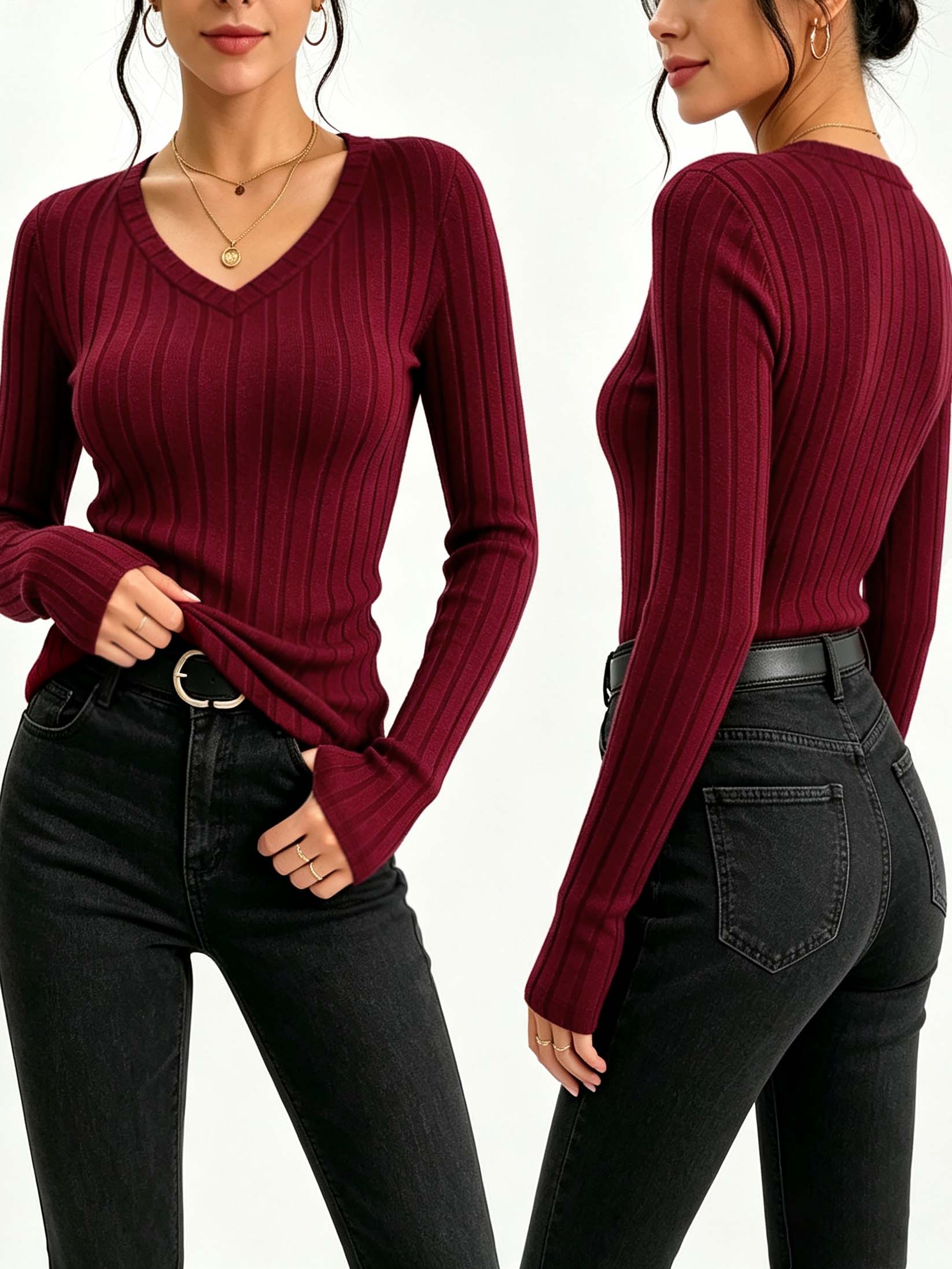 Damen-T-Shirt mit V-Ausschnitt – Wallpaper Bewertung und Preis