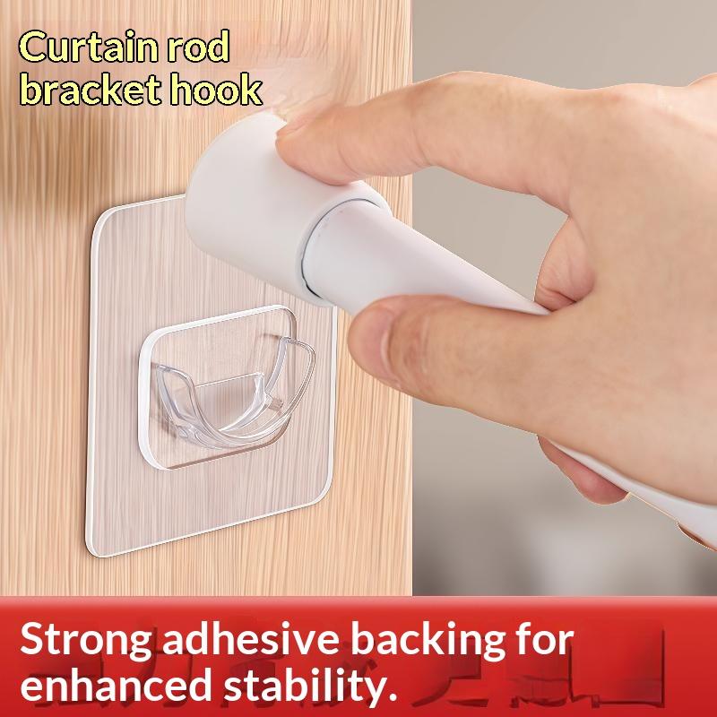 4 Stück Transparente Klebende  – Curtain Rods Bewertung und Preis