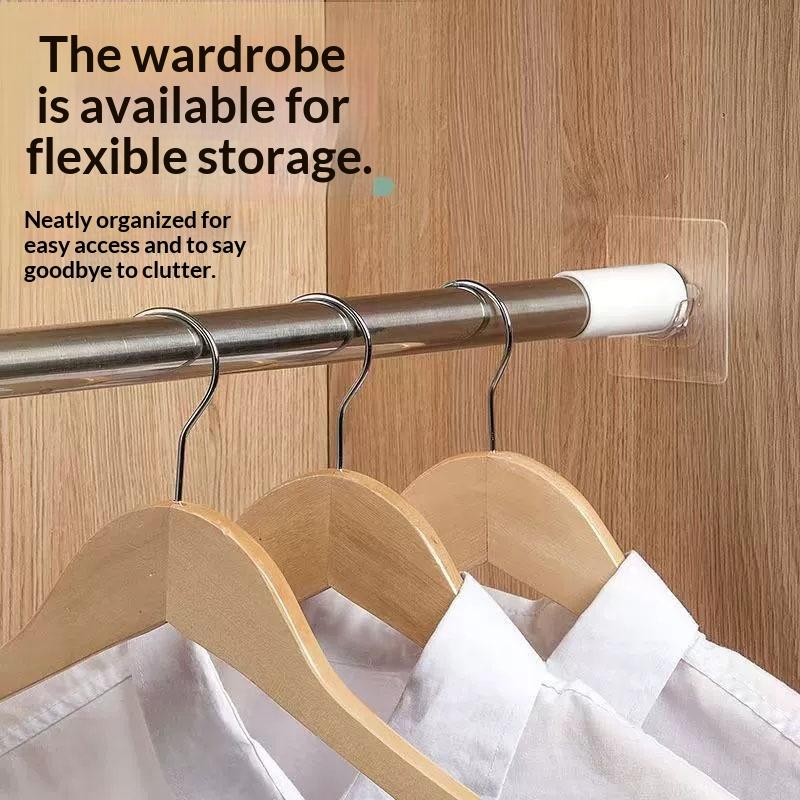 4 Stück Transparente Klebende  – Curtain Rods Bewertung und Preis