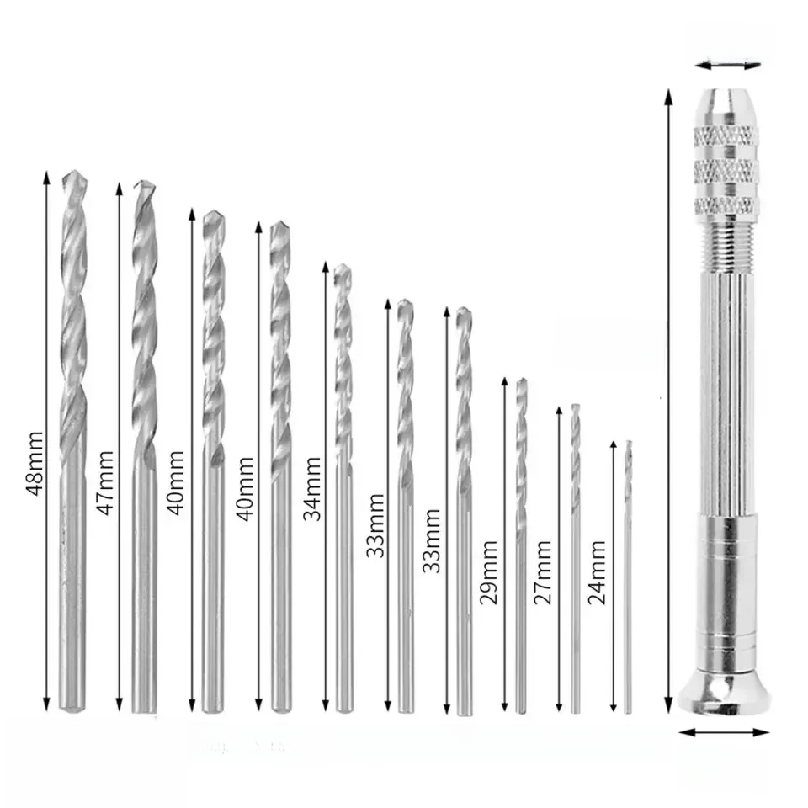 0,8-3,0mm Mini-Handbohrer Holz – Drill Bits Bewertung und Preis