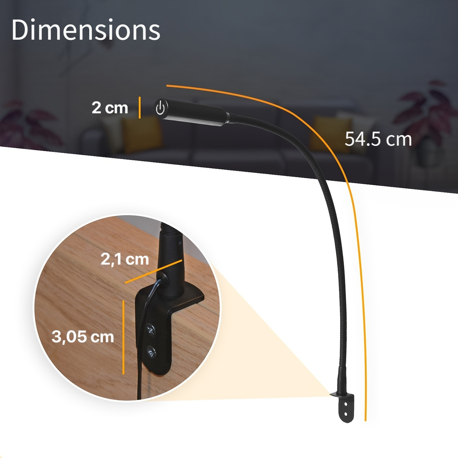 2 Stück LED-Leselampe mit Dimm – Light Switch Bewertung und Preis